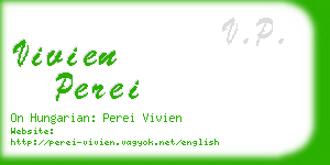 vivien perei business card